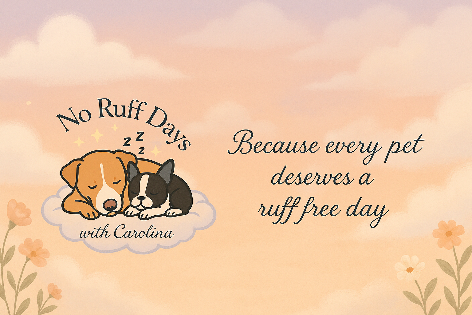 Carolina with happy pets